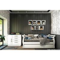 Cômoda De Quarto Chicago C- 1 Porta E 4 Gavetas Cinamomo-off White - Tcil Móveis - 7