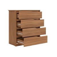 Cômoda De Quarto Atria C- 4 Gavetas Nogueira - Demóbile - 6