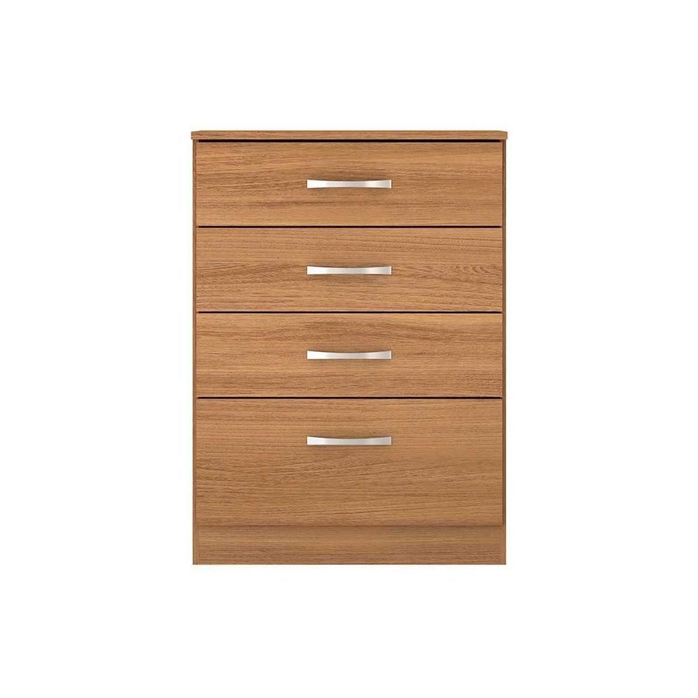 Cômoda De Quarto Astral C- 4 Gavetas Cafe Touch - Demóbile - 4