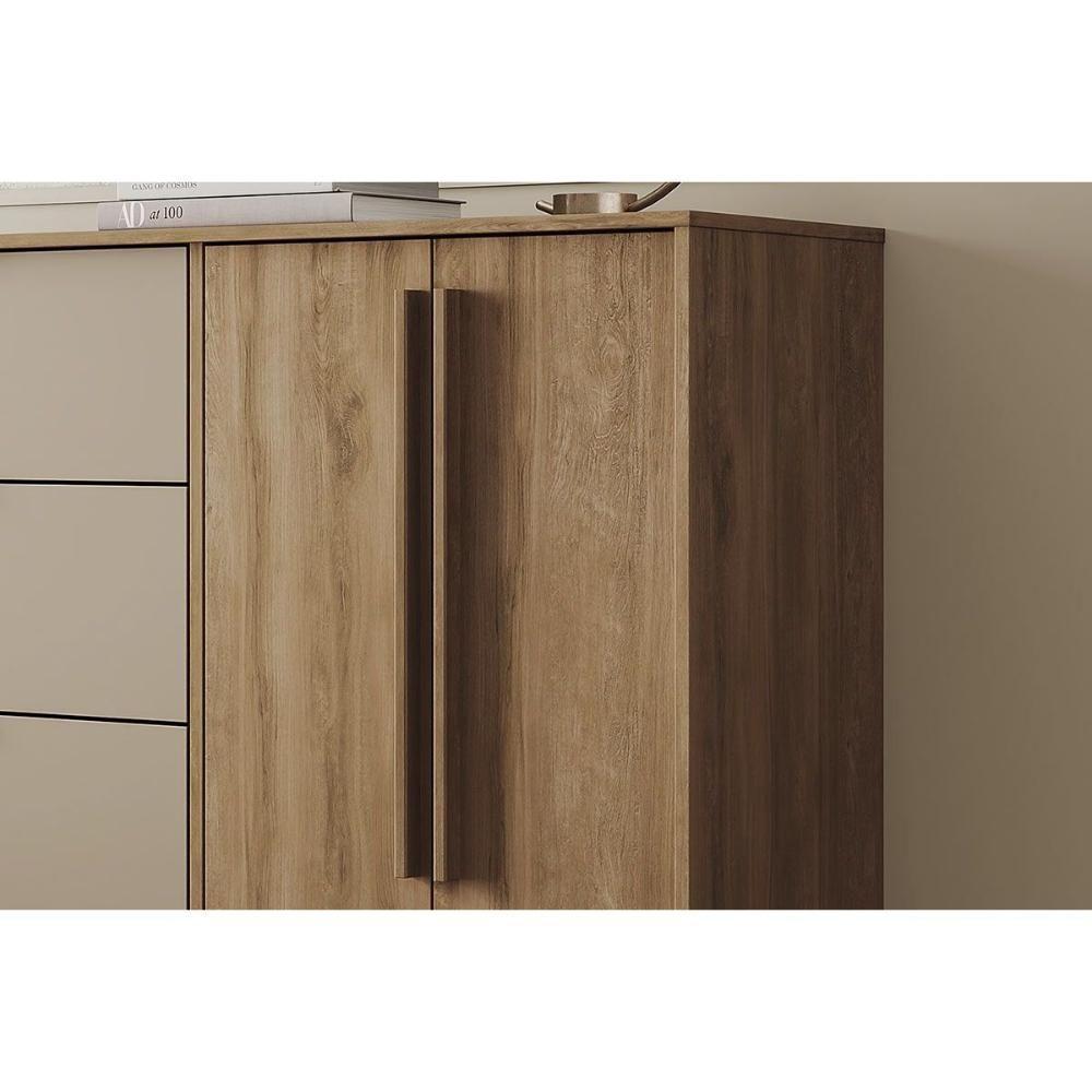 Cômoda De Quarto 1177 C- 1 Porta E 4 Gavetas Freijo-avela - Carraro - 7