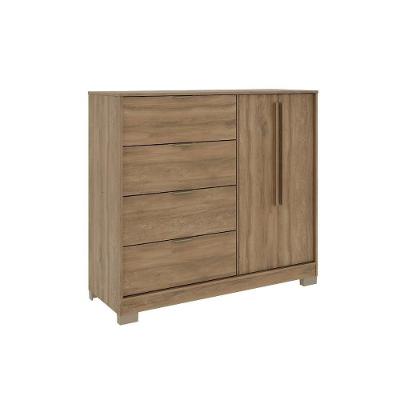 Cômoda De Quarto 1177 C- 1 Porta E 4 Gavetas Avela - Carraro