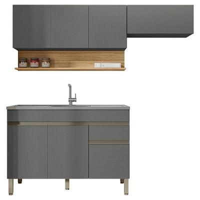 Cozinha Modulada 3 Pecas Balcao Pia Line Ktp Gris Cp Freijo