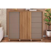 Cômoda De Quarto Pegasus C- 2 Portas E 5 Gavetas Buriti-fendi - Caemmun - 1