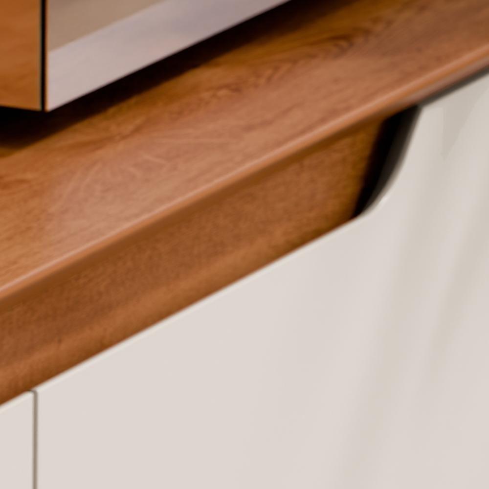 Aparador Eros Flow 2 Portas Para Sala De Jantar Off White-freijó - 6