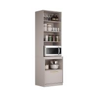 Cozinha Completa Itatiaia Essence 270cm Com Vidro Em Madeira Fendi Gris - 5