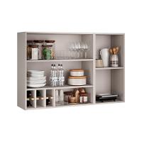 Cozinha Completa Itatiaia Essence 270cm Com Vidro Em Madeira Fendi Gris - 7