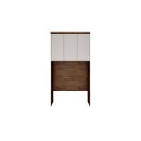 Modulado De Quarto Armário Ponte Aéreo Solteiro Rizon-linea C- 3 Portas Neve - Novo Horizonte - 3