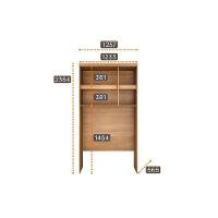 Modulado De Quarto Armário Ponte Aéreo Solteiro Rizon-linea C- 3 Portas Neve - Novo Horizonte - 7