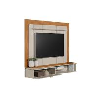 Painel Quarto P- Tv Até 65 Pol Lugano C- 1 Porta E 2 Prateleiras 182x150cm Nature-off White - Linea Brasil - 3
