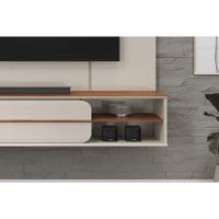 Painel Quarto P- Tv Até 70 Pol Alana 169x180cm Bali-cedro - Dj Móveis - 3