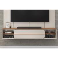 Painel Quarto P- Tv Até 70 Pol Alana 169x180cm Bali-cedro - Dj Móveis - 5