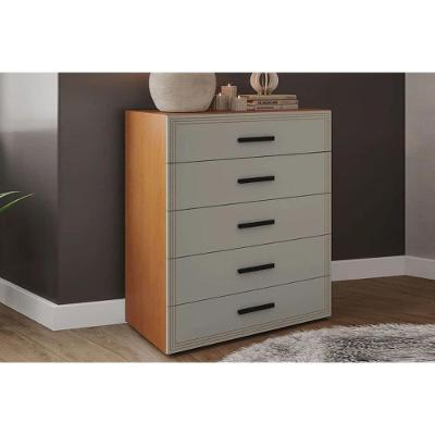 Cômoda De Quarto Valência C- 5 Gavetas Freijo-verde - Politorno