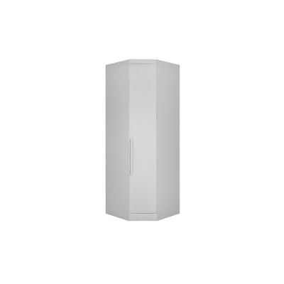 Guarda Roupa Closet De Quarto De Canto Obliquo Rizon-linea C- 1 Porta Neve - Novo Horizonte