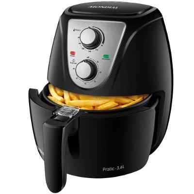 Fritadeira Air Fryer Mondial 3,6L AF36 75992-01 Preto/inox 110V