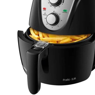 Fritadeira Air Fryer Mondial 3,6L AF36 75992-01 Preto/inox 110V