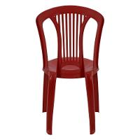 Jogo 4 Cadeiras Bistrô Tramontina Atlântida Em Polipropileno Vermelho