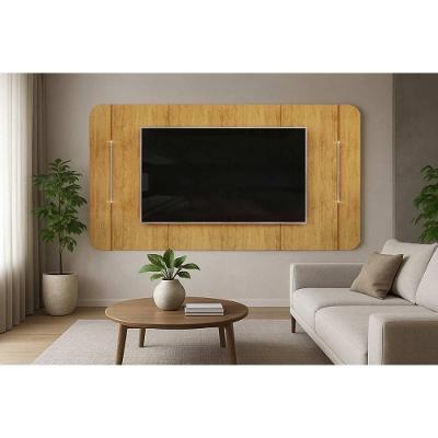 Painel Quarto P- Tv Até 75 Pol Areta 218x132cm Cedro - Dj Móveis