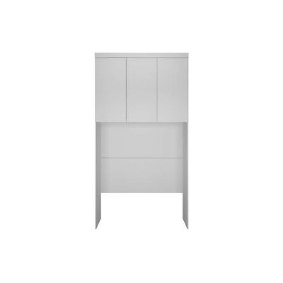 Modulado De Quarto Armário Ponte Aéreo Casal Rizon-linea C- 3 Portas Neve - Novo Horizonte