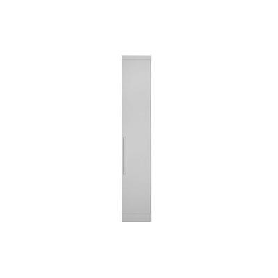Módulo De Quarto Casal Guarda Roupa C- 1 Porta Rizon-linea Neve - Novo Horizonte