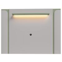 Painel Suspenso TV 75 Polegadas 180 Cm Maresias Bechara Off White Pistache