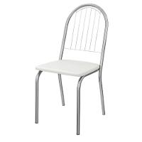 Kit 2 Cadeiras Cromada Sala Jantar 2C077CR Corino Kappesberg Branco - 5