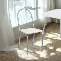 Kit 2 Cadeiras Cromada Sala Jantar 2C077CR Corino Kappesberg Branco - 6