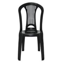 Jogo 4 Cadeiras Bistrô Tramontina Atlântida Em Polipropileno Preto - 7