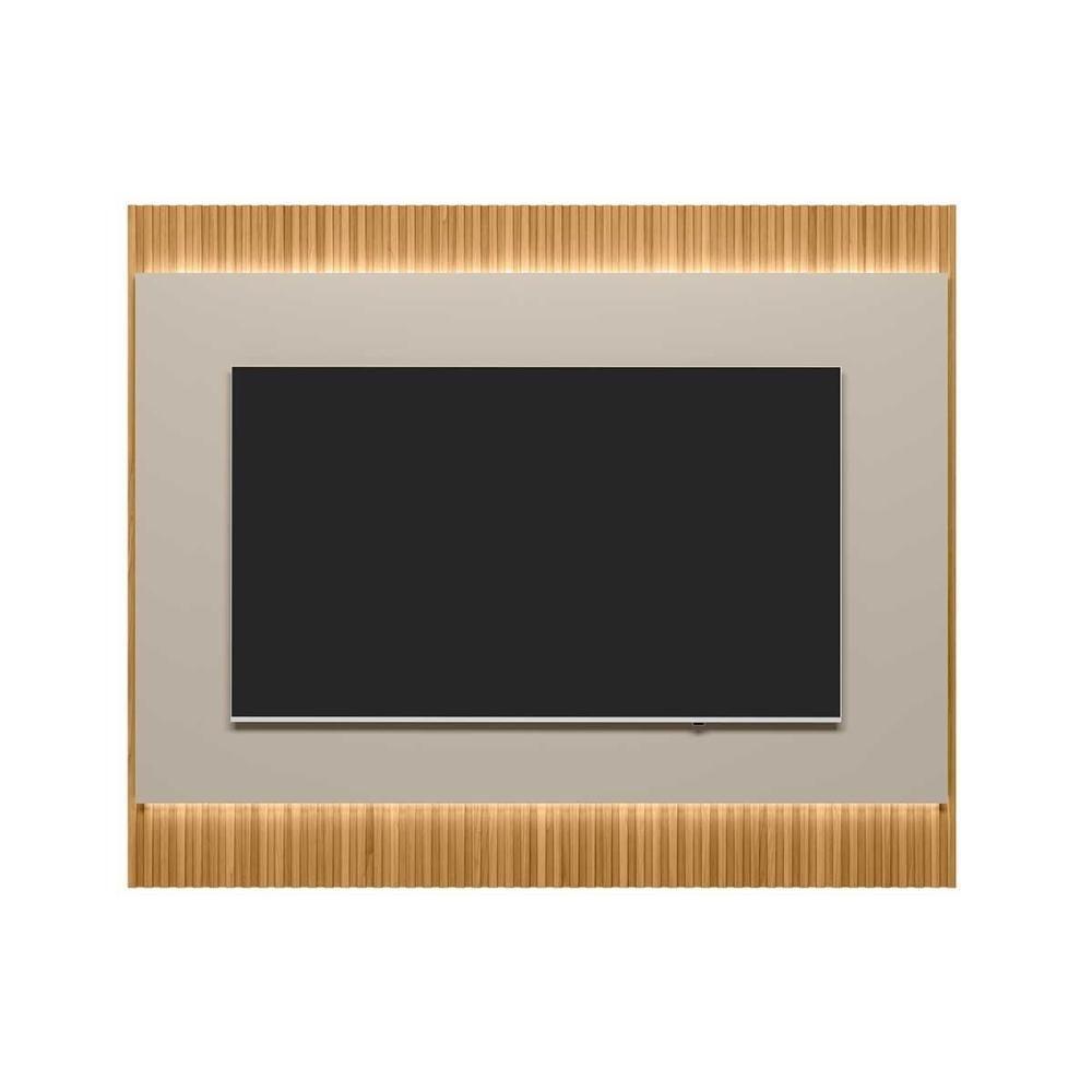 Painel Quarto P- Tv Até 70 Pol São Paulo 180x148cm Tauari-off White Fosco - Linea Brasil - 4