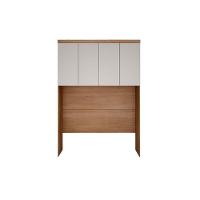 Módulo De Quarto Rizon Armário Ponte Aéreo Casal-queen 167cm -linea C- 4 Portas Cumaru-fendi 25 - Novo Horizonte - 1