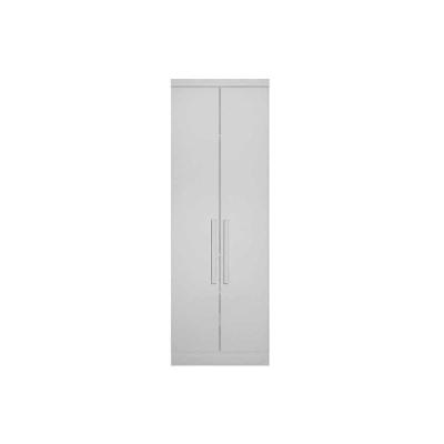 Módulo De Quarto Casal Guarda Roupa C- 2 Portas E 3 Gavetas Rizon-linea Neve - Novo Horizonte