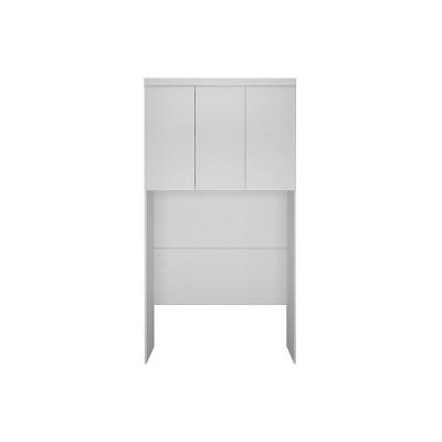 Modulado De Quarto Armário Ponte Aéreo Solteiro Rizon-linea C- 3 Portas Neve - Novo Horizonte