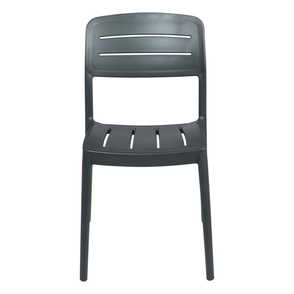 Cadeira Tramontina Amélia Em Polipropileno Grafite - 4