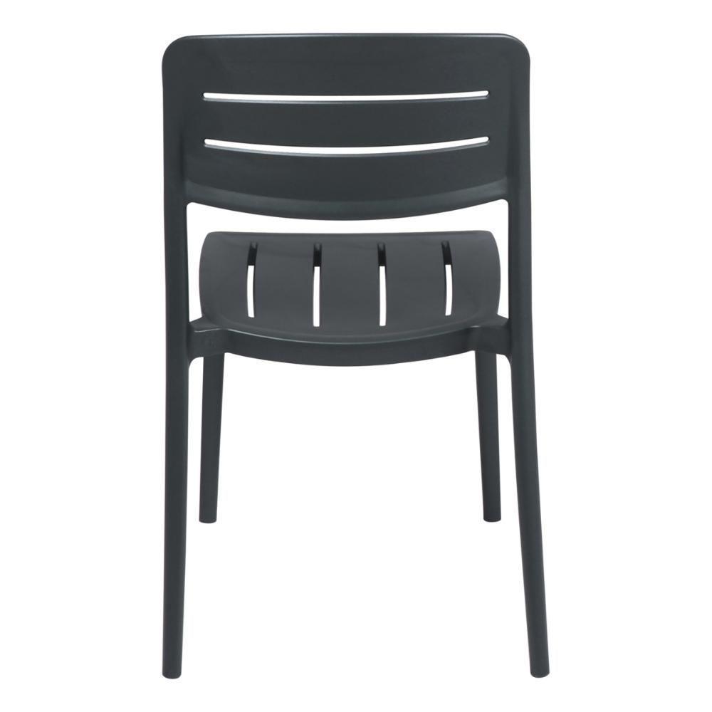Cadeira Tramontina Amélia Em Polipropileno Grafite - 9
