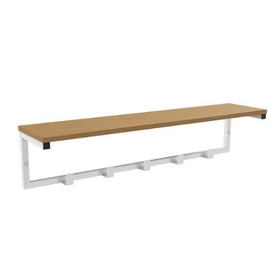 Cabideiro De Quarto Industrial Li042 Canela-branco - Kappesberg