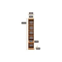 Módulo De Quarto Casal Armário Mesa De Cabeceira Rizon-linea C- 1 Porta E 1 Gaveta Cumaru-fendi 25 - Novo Horizonte - 3