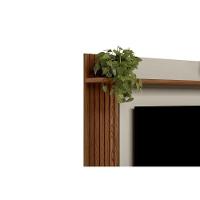 Painel Quarto P- Tv Até 55 Pol Alvorada C- 1 Porta E 1 Prateleira 200x130cm Freijó-off White - Linea Brasil - 9