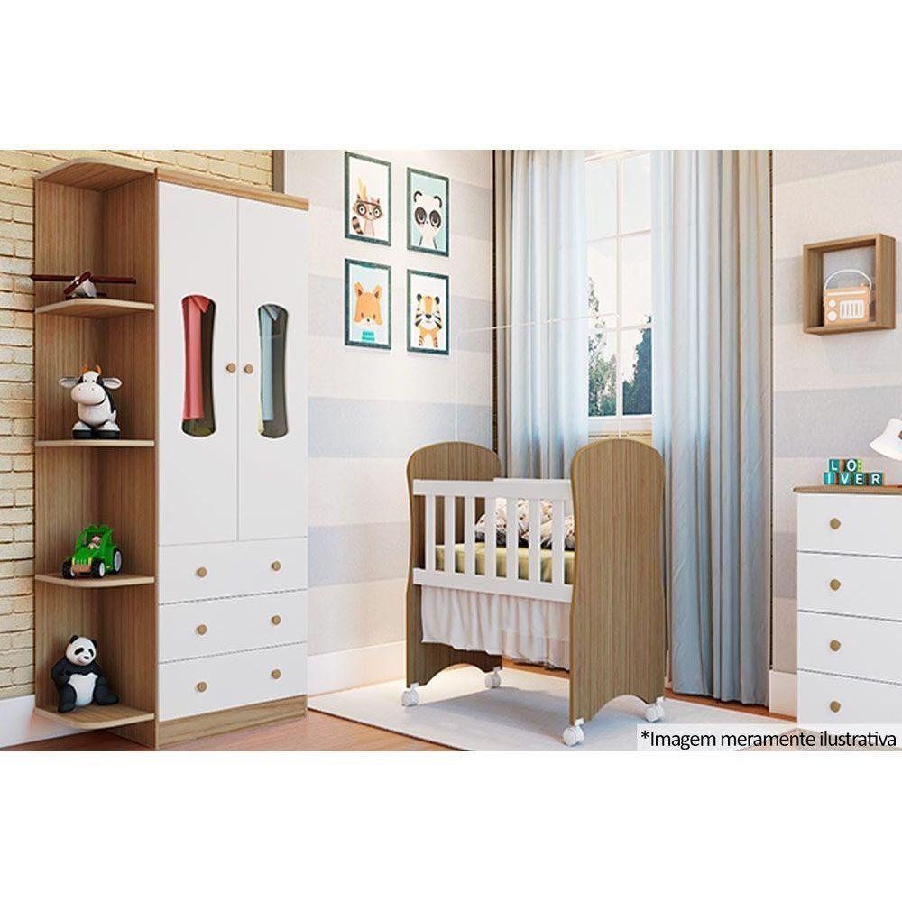 Prateleira De Quarto Smim-luna Amendoa - Peroba - 3