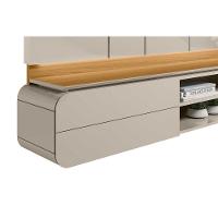 Painel Quarto P- Tv Até 75 Pol Zurique C- 2 Porta E 1 Prateleira 200x173cm Tauari-off White Brilho - Linea Brasil - 5