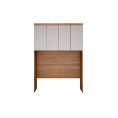 Módulo De Quarto Casal Armário Ponte Aéreo -queen 167cm Rizon-linea C- 4 Portas Cumaru-fendi 25 - Novo Horizonte
