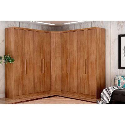 Quarto Completo Modu Rizon-linea 3 Peças ( 2 Guarda Roupas + 1 Closet Canto Obliquo) Qcm105 Cumaru 23 - Novo Horizonte