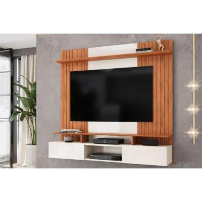 Painel Quarto P- Tv Até 65 Pol Ben C- 2 Portas 160x153cm Off White-freijó - Dj Móveis