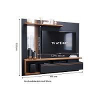 Painel Quarto P- Tv Até 60 Pol Treviso C- 1 Porta E Nicho 180x153cm Off White-cinamomo - Permóbili - 5