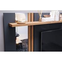 Painel Quarto P- Tv Até 60 Pol Treviso C- 1 Porta E Nicho 180x153cm Off White-cinamomo - Permóbili - 8