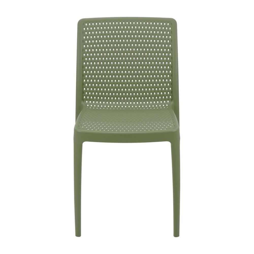 Cadeira Tramontina Isabelle Em Polipropileno Ocean Clean Verde Oliva - 5