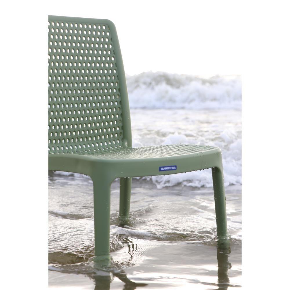 Cadeira Tramontina Isabelle Em Polipropileno Ocean Clean Verde Oliva - 9