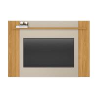 Painel Quarto P- Tv Até 60 Pol Tulum Extensivel C- 1 Prateleira 160 Ou 180x150cm Tauari-off White Fosco - Linea Brasil - 9
