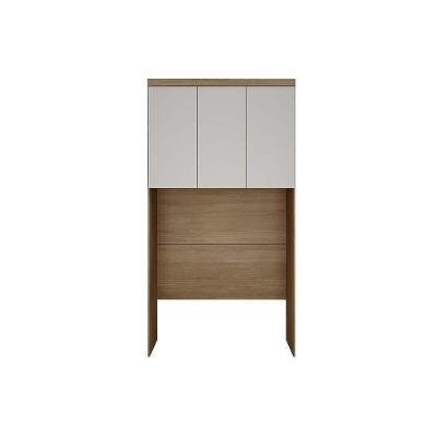 Modulado De Quarto Armário Ponte Aéreo Casal Rizon-linea C- 3 Portas Cumaru-fendi 25 - Novo Horizonte