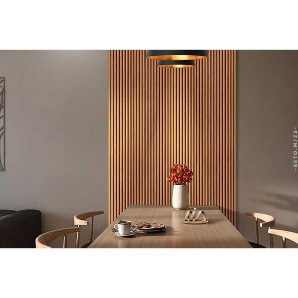 Painel Quarto P- Tv Ripado 40cm Nature Fosco - Linea Brasil - 6