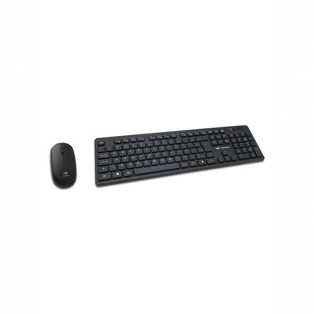 Kit Teclado + Mouse Sem Fio C3tech K-w20bk - 2