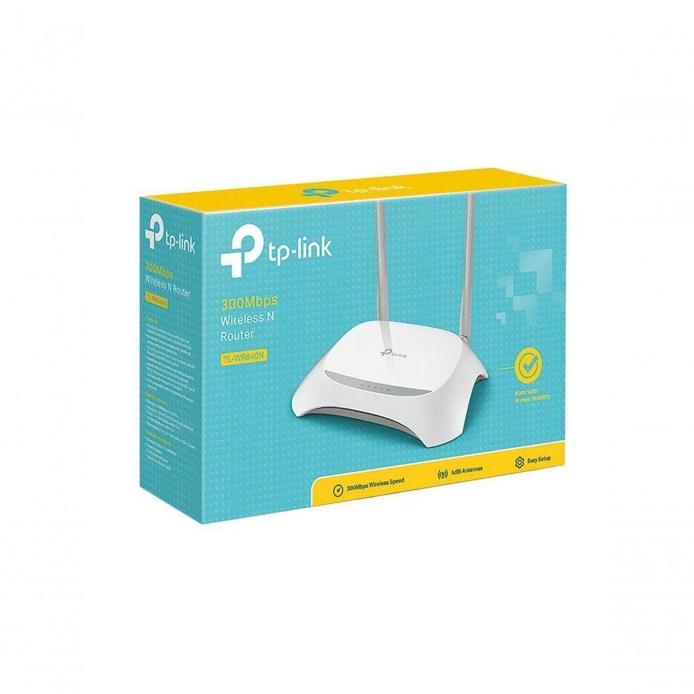 Roteador Wireless Tp-link Tl-wr840n W Isp 300mbps 2 Antenas - 4